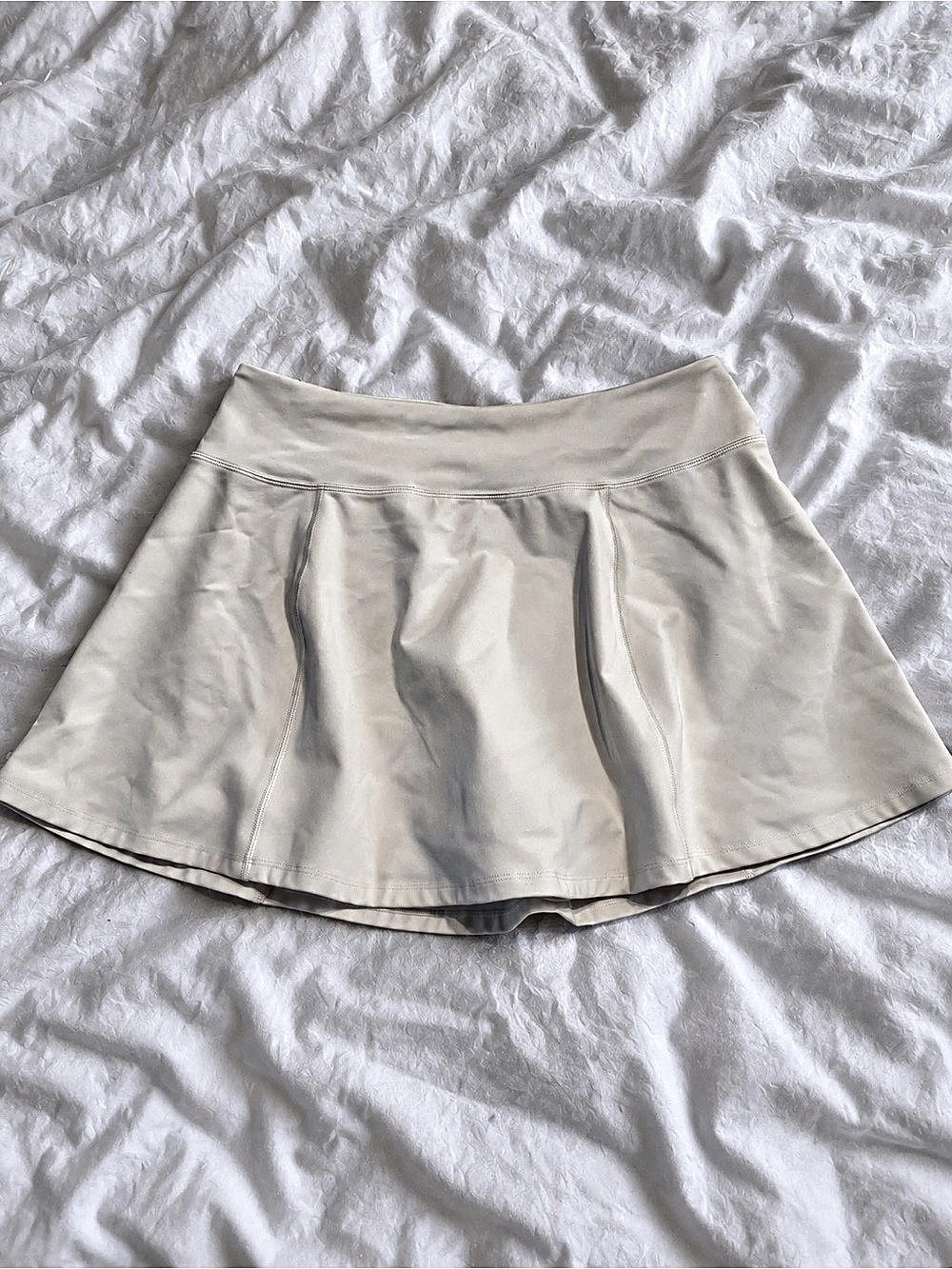L*SPACE White Athletic Mini Skirt Size XL